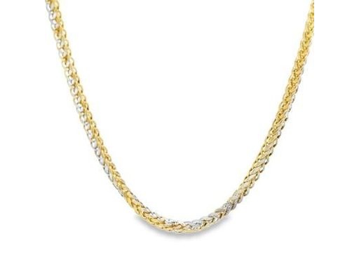 18K Yellow Gold Rope Chain Necklace – 19.5 Inch